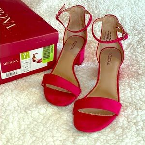 Brand new Merona pink ankle strap sandal size 7.5